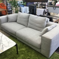 4/19 【✨モデルルーム展示品✨超美品✨】定価¥229,000 IDC大塚 2Pワイドソファ リビング  大型  