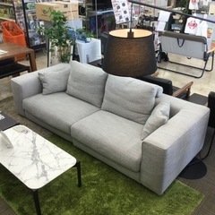 4/19 【✨モデルルーム展示品✨超美品✨】定価¥229,000 IDC大塚 2Pワイドソファ リビング  大型  