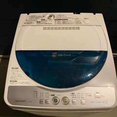 0円  SHARP 洗濯機