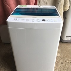 引き取り歓迎‼︎Haier ハイアール　洗濯機4.5kg JW-...
