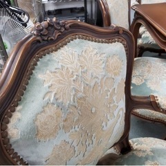 🚚配達します✨エレガント✨ ◆カリモク最高峰◆domani ドマーニ◆ロココ様式◆ルイコレクション◆ダイニングセット◆   