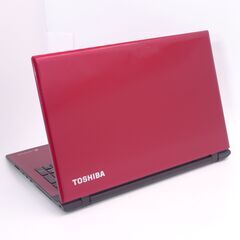 中古良品 新品SSD搭載 Wi-Fi有 赤 ノートパソコン 東芝 EX/35RR 第5世代 Celeron 4GB DVDRW 無線 Bluetooth カメラ Windows10 Office 中古良品 新品SSD搭載 Wi-Fi有 赤 ノートパソコン 東芝 EX/35RR 第5
