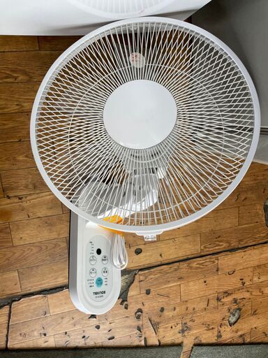 壁掛け扇風機　2019年製　No.1437　テクノス　千住　KI-W280R　※リモコン無し　〖リサイクルショップどりーむ鹿大前店〗