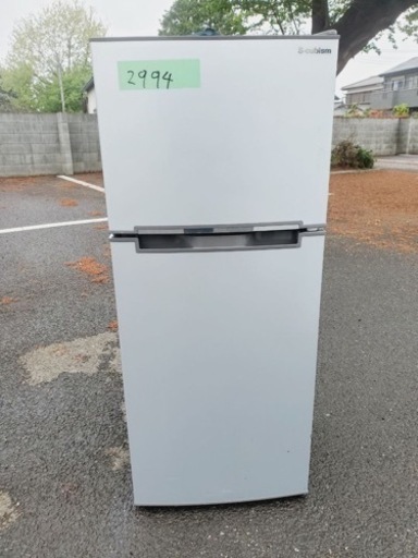 ✨2017年製✨2994番 エスキュービズム✨2ドア冷蔵庫✨WR-2118SL‼️