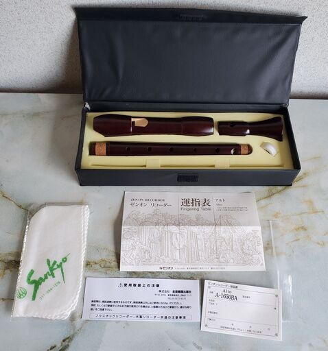 ZEN-ON 木製 アルトリコーダー A-1650BA ZEN-ON 木製 アルトリコーダー A-1650BA