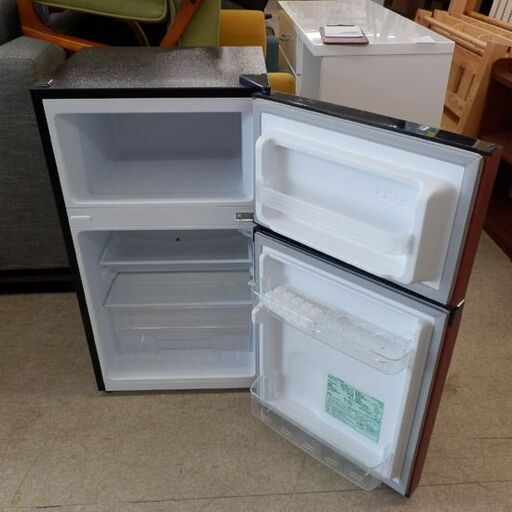 冷蔵庫 87L 2021年製 オーヤマ PRC-B092D-M 2ドア 八十Lクラス 80L