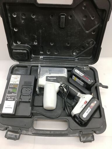 パナソニック 充電角穴カッター EZ4543LS2S-B　中古品　充電器　バッテリー×2 ケース付き Panasonic