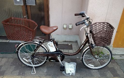 Panasonic [vivi ss]20吋 電動アシスト自転車 3.1Ahバッテリー+充電器+スペアキー2本付き(チョコブラウン)