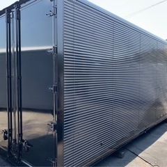 No.613 アルミバン 4ｔ 車 アルミ 箱 バイク 倉庫 トラック コンテナ 米 保管庫 物置 DIY