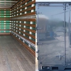 ✨新色 グレー✨ No.614 アルミバン 4ｔ 車 アルミ 箱 バイク 倉庫 トラック コンテナ 米 保管庫 物置 DIY