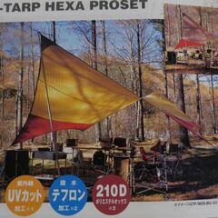廃盤モデル snow peak スノーピーク HDタープヘキサプロセット Sサイズ