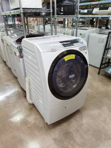 【6ヶ月保証】HITACHI 日立 11/6.0㎏ドラム式洗濯乾燥機 洗濯機 11㎏ 乾燥6.0㎏ BD-SV110BL　2018年製