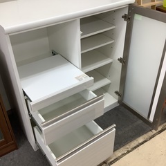 ニトリ 食器棚 管C221101BK (ベストバイ 静岡県袋井市) - 収納家具