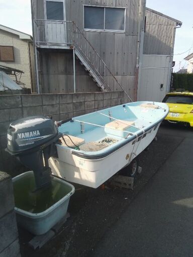 船外機ok】ヤマハW14CFと4スト船外機9.9馬力