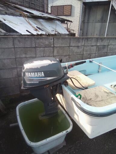 船外機ok】ヤマハW14CFと4スト船外機9.9馬力