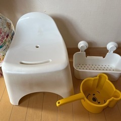 お風呂用品 IKEAイス IKEAシャンプー類入れ プーさん手桶