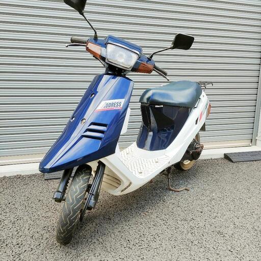 1180.希少な初期型　激速アドレス50　バッテリー新品交換　千葉県柏市　即日配送、自走引き取りも可能