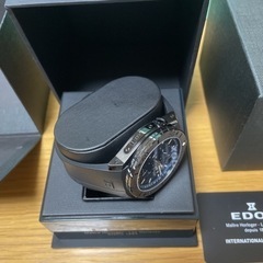 正規品エドックスクロノオフショア1 クロノグラフ 500m防水 メンズ 01114-37N-BUIN