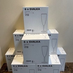 SVALKA シャンパングラス　IKEA ９０個セット