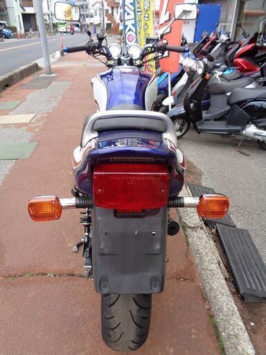 NO.4231　ＣＢ７５０　ＲＣ４２　空冷４サイクルＤＯＨＣ１６バルブ４気筒７５０ｃｃ　モリワキショート管　ＥＴＣ付き　グリップヒーター付き　ブルー＆ホワイト　☆彡 NO.4231 CB750 RC42 空冷4サイクルDOHC16バルブ4気筒