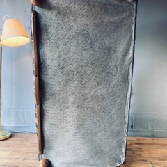 ☑️メル売約済　座り心地猫バス🇮🇹イタリア輸入高級カントリーチェックヴィンテージ2人掛けソファー