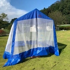 決まりました ロッジ型　ウールリッチ　スクリーンテント　蚊帳　タープ