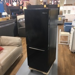 2020年式 ハイセンス 冷蔵庫 幅48cm 150L パールブラック HR-D15CB 2