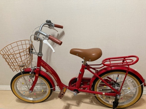 自転車　女の子用自転車(16インチ)   アシスト棒付き❗️