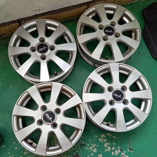 早い者勝ち ショップ 13インチ アルミホイール 4本セット PCD100 4J+42 