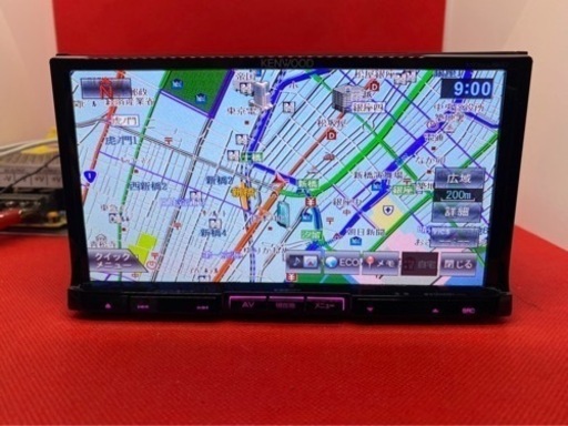 KENWOOD 上級ナビ MDV-L500 最新地図 フルセグTV 取扱説明書付 お-9