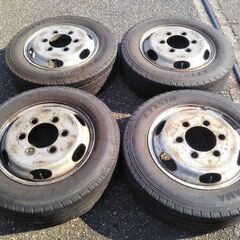 夏 トラック用 ヨコハマ 4本【富山 手渡しもOK】TOPY ホイール付き