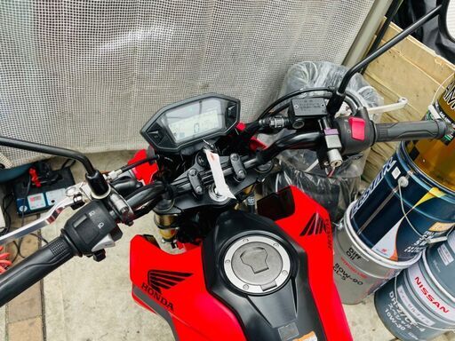 ☆実動！グロム JC61後期 赤 GROM PGM-Fi 125cc スタント ウィリー練習