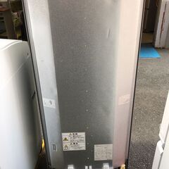 ☆中古 激安！！￥11,800！！AQUA　126㍑2ドア冷蔵庫　家電　2018年製　AQR-13G(S)型　幅48cmｘ奥行56cmｘ高さ116cm　【BD127】-ラテックスドレス