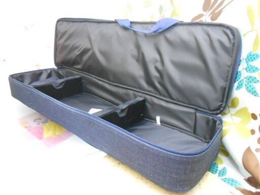 19.500円 R人工皮張沖縄三線とジーンズ生地ソフトケースセット