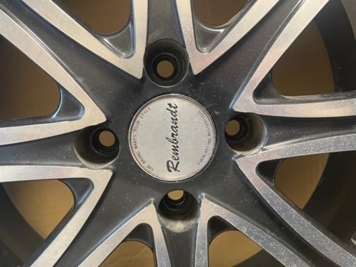 レンブラントアルミホイール17㌅5.5j+45モコワゴンR ekワゴン 車用ホイール