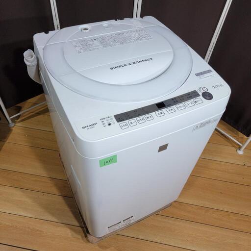 ‍♂️ymh63売約済み❌1014⭕関西エリア無料配送⭕高年式2017年製！SHARP 7kg 全自動洗濯機