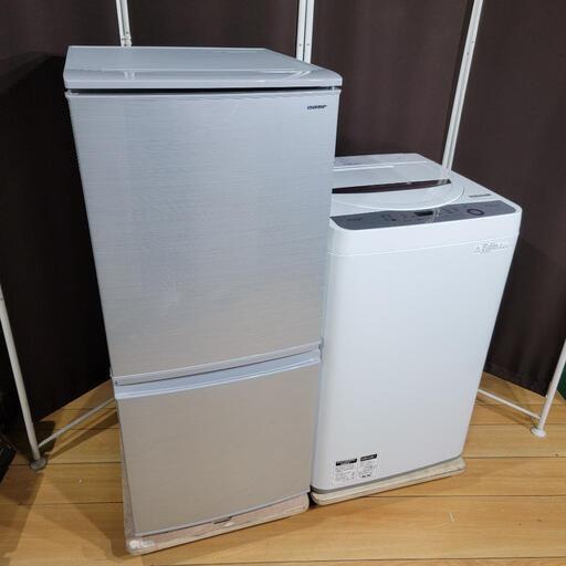 ‍♂️売約済み❌関西エリア無料配送⭕高年式2018年製！SHARP 家電セット 冷蔵庫 洗濯機