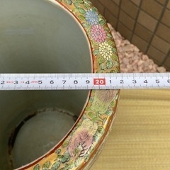 素敵な柄♪ 古い時代 傘立て 色絵磁器 甕 旧家 蔵出 お値下げ可‼️早い者勝ち♪