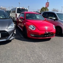 【ネット決済】車検2年付き　ザビートル　赤　The beetle 