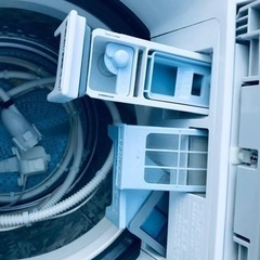 ⑤2253番 SHARP✨電気洗濯乾燥機✨ES-TX830-S‼️