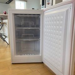 レマコム　冷凍ストッカー(冷凍庫) 82L 前開き 引出し3段付