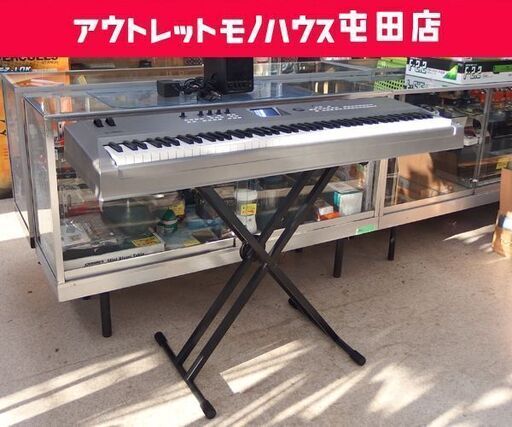 YAMAHA 88鍵盤 ミュージック・シンセサイザー MM8 スタンド・モニタースピーカーセット ☆ 札幌市 北区 屯田
