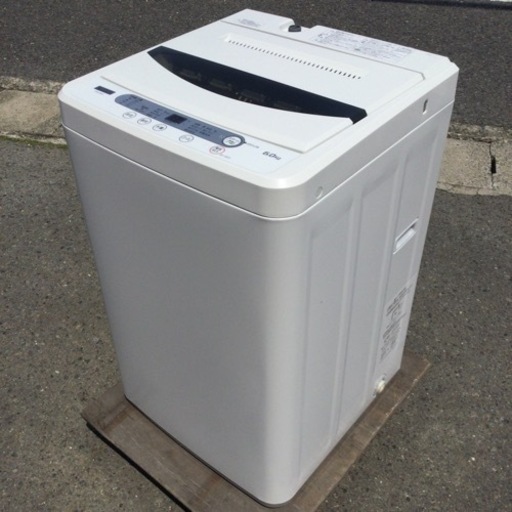 中古　2020年製　6.0kg  全自動電気洗濯機　　幅56.5　　奥行53.4　　高さ89　 （ｃｍ）　ヤマダ電機オリジナル　全自動洗濯機　ヤマダセレクト　洗濯機　6kg