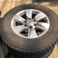 プラド 純正ホイール　スタッドレスタイヤ