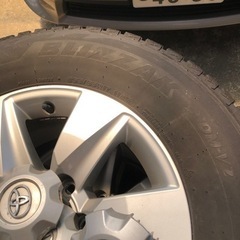 プラド 純正ホイール　スタッドレスタイヤ