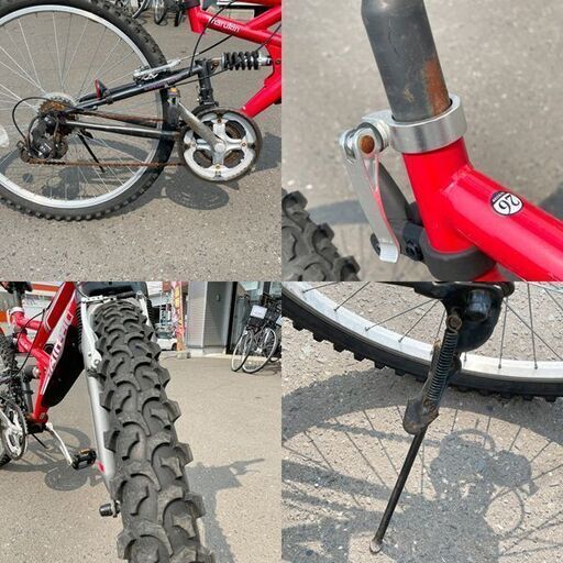 marukin マウンテンバイク 26インチ レッド 赤☆自転車 マルキン 切替