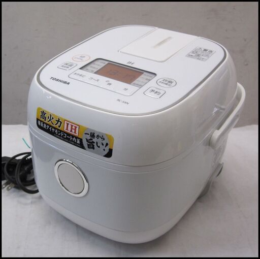 新生活！7700円 東芝 IHジャー炊飯器 3合炊き 2019年製 ホワイト