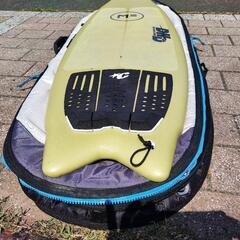 サーフボード MFソフトボード DHD TWIN 5\'4\