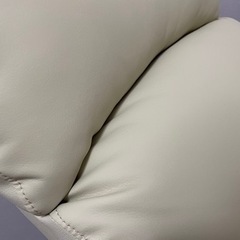 リクライニングチェアー　サロン　ネイル【アイボリー】