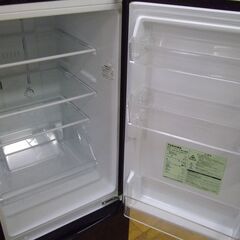 東芝 ノンフロン冷凍冷蔵庫 153L 2018年製 GR-M15BS(K) 2ドア ブラック